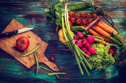 Se régaler avec des légumes du printemps