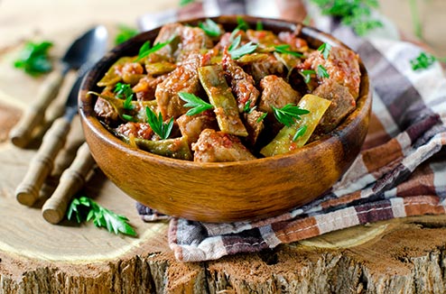 Navarin d’agneau au boulgour tomaté