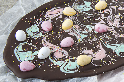 Tablette de chocolat de Pâques