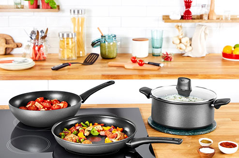 Des poêles et des casseroles en alu 100 % recyclé Tefal