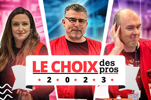 Le choix des pros, les meilleurs produits de l'année écoulée