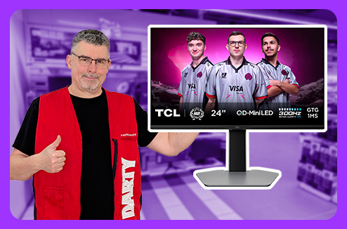 TCL 24G645 : L'écran gaming qui vous plonge au cœur de l'action !