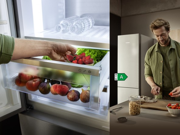 Technologie BioFresh de Liebherr : vos aliments restent frais beaucoup plus longtemps