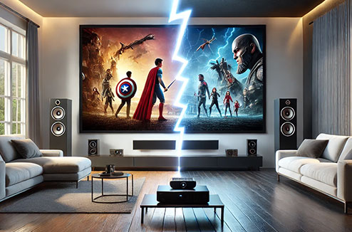 Comment choisir entre vidéoprojecteur ou TV grand écran ? 