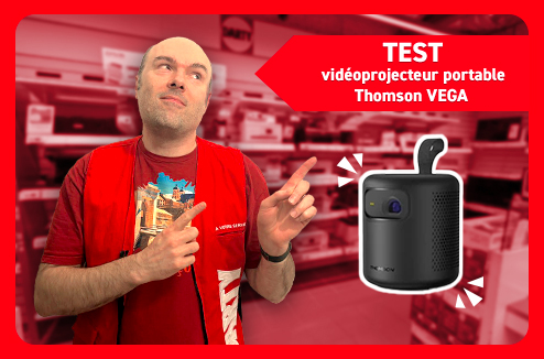 Test et avis du vidéoprojecteur portable Thomson VEGA PG35B