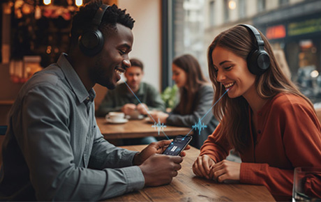 Connexion de casques ou écouteurs sur le même appareil