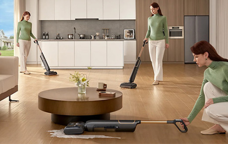 Aspirateur Robot W7 3 En 1 - 4000Pa, Laveur Intelligent, 120min Autonomie, Compatible Alexa APP, Idéal Poils Animaux Et Tapis