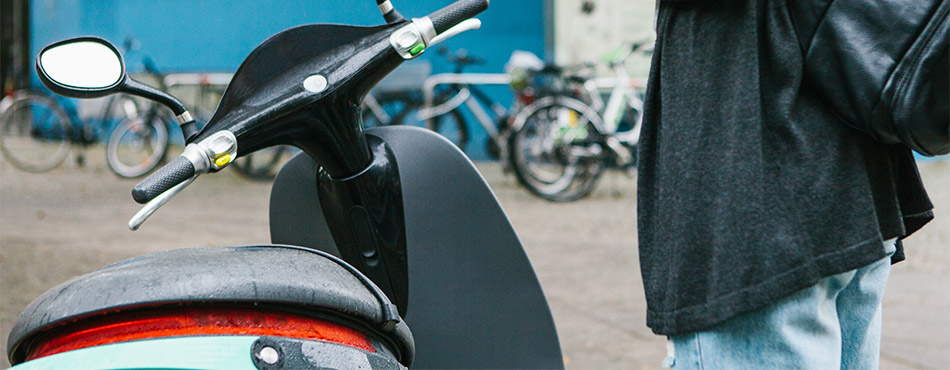 Un scooter electrique