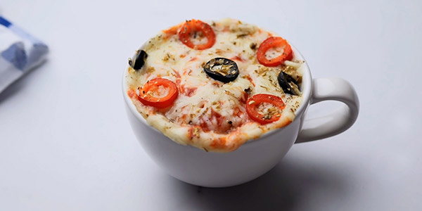 Mug pizza. 