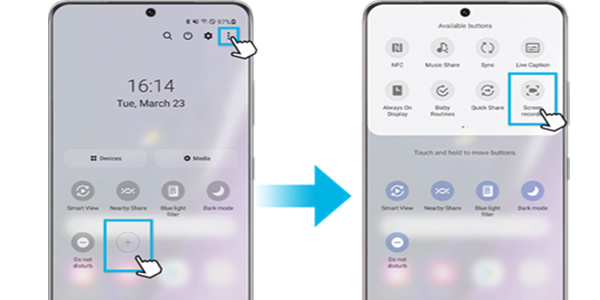 Faire une capture via les raccourcis sur Android