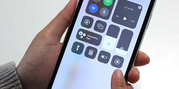 Lancer une capture vidéo sur un iPhone