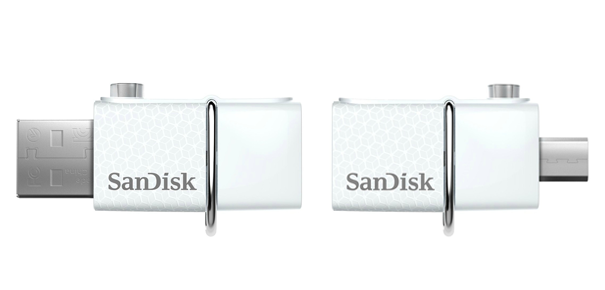 Clé USB pour smartphone Sandisk Les clés USB pour smartphone possèdent deux connecteurs différents