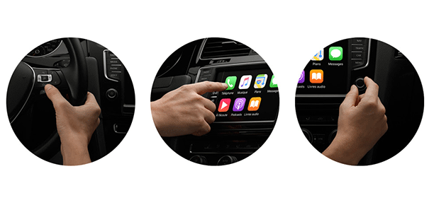 Les diff&eacute;rents modes d'utilisation d'Apple Car Play