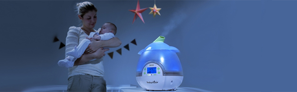 L'humidificateur permet de maintenir un bon taux d'hygrom&eacute;trie dans la chambre de b&eacute;b&eacute;