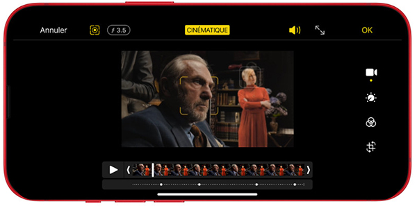 iPhone 13 : mode Cin&eacute;matique