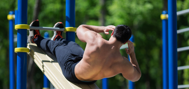 S&eacute;ance musculation en ext&eacute;rieur