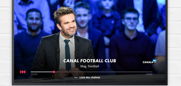 Nouvelle interface du d&eacute;codeur Canal