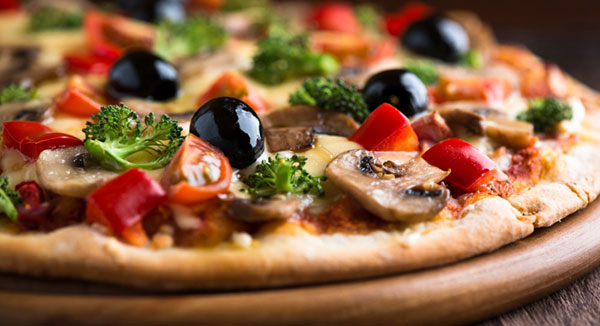 Une pizza croquante et savoureuse...