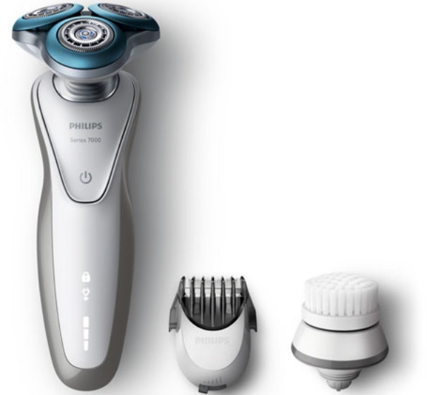 Rasoir Philips s&eacute;ries 7000 avec ces deux accessoires