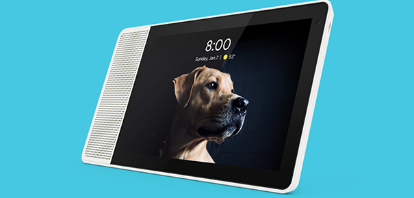 &Eacute;cran intelligent avec Google Assistant de Lenovo