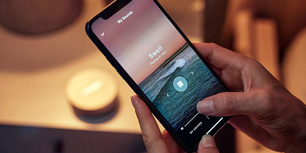 Une gamme de sons apaisants est &agrave; d&eacute;couvrir sur l'application Bose Sleep