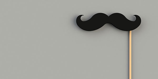 Une belle moustache pour un look styl&eacute;