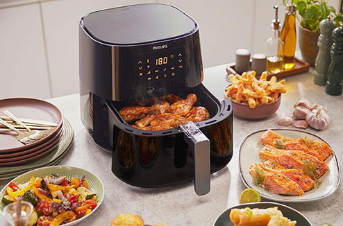 Les différences entre l'airfryer Philips L et XL - Coolblue - tout pour un  sourire