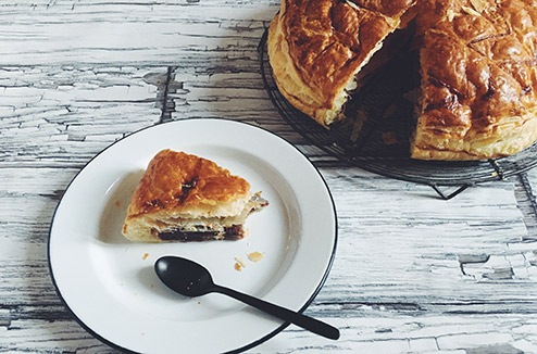 Galette des rois au chocolat praliné