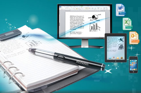 Un stylo connecté qui retranscrit vos notes manuscrites et les sauvegarde  en numérique