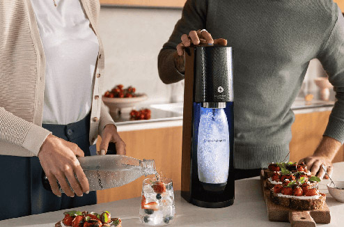 SodaStream se réinvente avec la machine à bulles ultra-design E-Terra