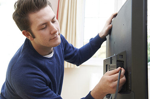 branchement d'une TV