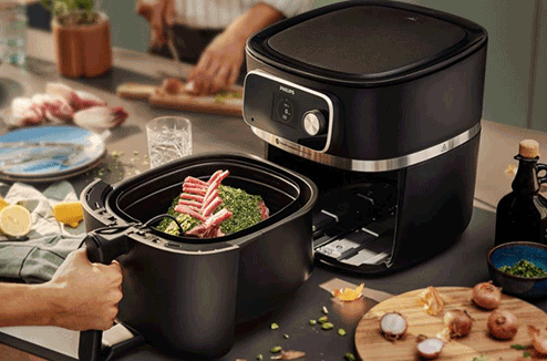 Cuisinez des plats savoureux avec cette friteuse sans huile