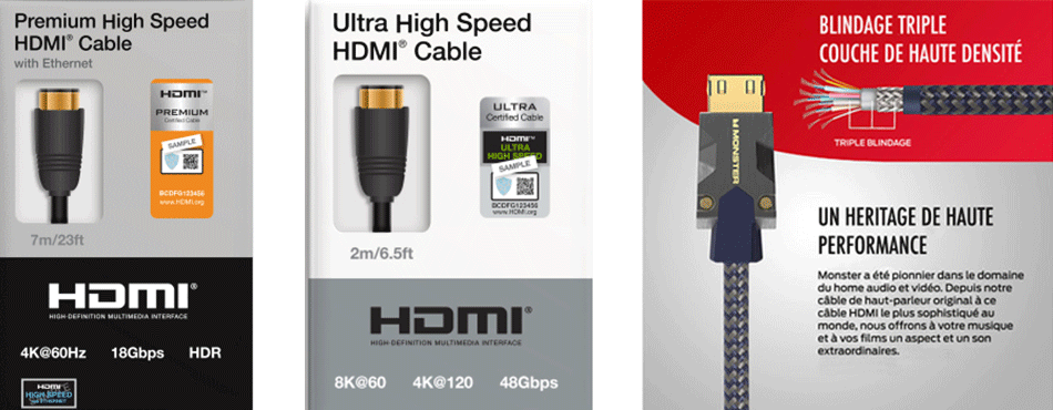 HDMI 2.1, 2.0 et 1.4 : tout savoir sur les câbles et les normes de ce  standard de la vidéo