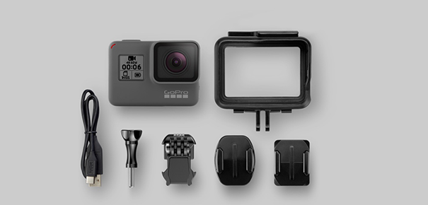 Accessoires fournis avec la GoPro Hero6 Black