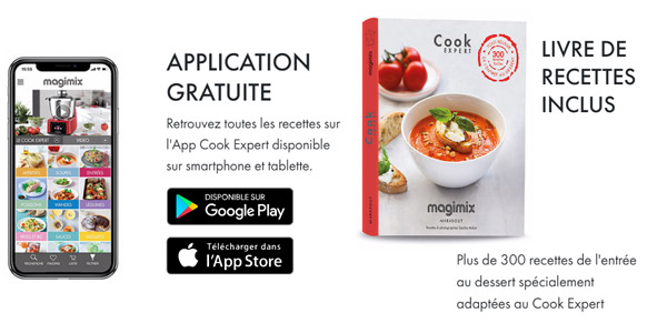 Cook Expert de Magimix : application et livre pour des recettes à gogo