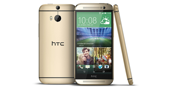 Le HTC One M8 avec son écran 5 pouces idéal pour lire les infos