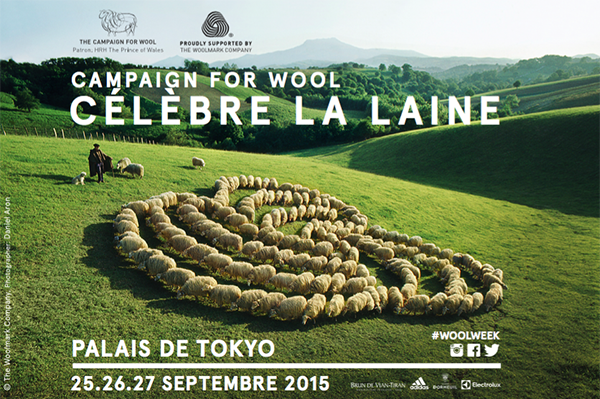 Exposition sur la laine au Palais de Tokyo du 25 au 27/09/2015