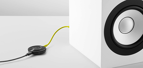 Chromecast Audio connecté sur des enceintes