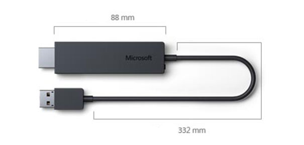 Design du Microsoft Wireless Display Adapter