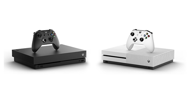 La Xbox One X est plus compacte que la Xbox One S