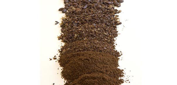 Différents types de moutures de café