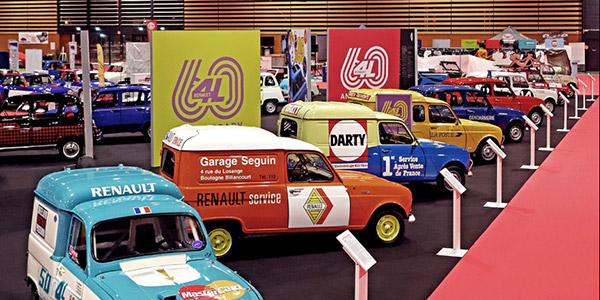 Exposition Renault pour les 60 ans de la 4L