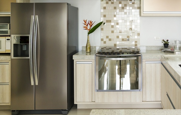 Les réfrigérateurs américains offrent un design classieux et une grande contenance.