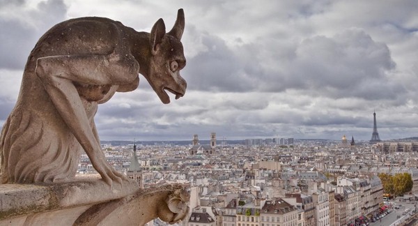Gargoyle à Notre-Dame de Paris