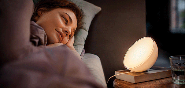Fonction réveil de la lampe Hue Go Fonction réveil de la lampe Hue Go
