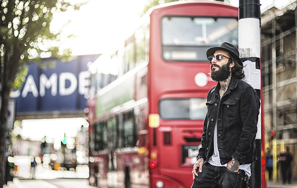 Hipster à Londres