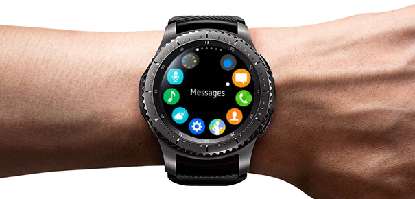 Navigation au sein de la montre Samsung Gear S3 Frontier