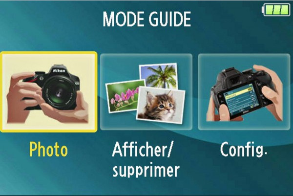 Le mode guide Nikon