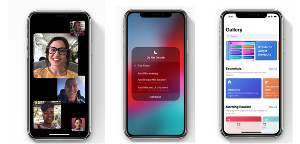 Améliorations d'iOS 12 : FaceTime, Mode ne pas déranger et Siri