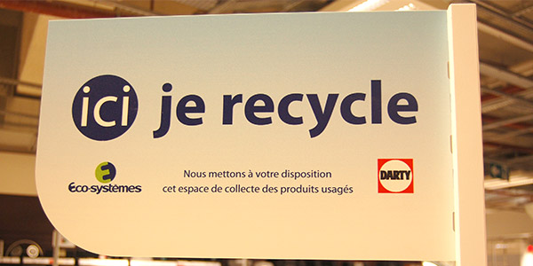 Le recyclage avec Darty et Eco-systèmes